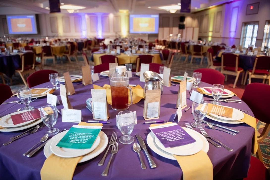 catering and conferences table setting